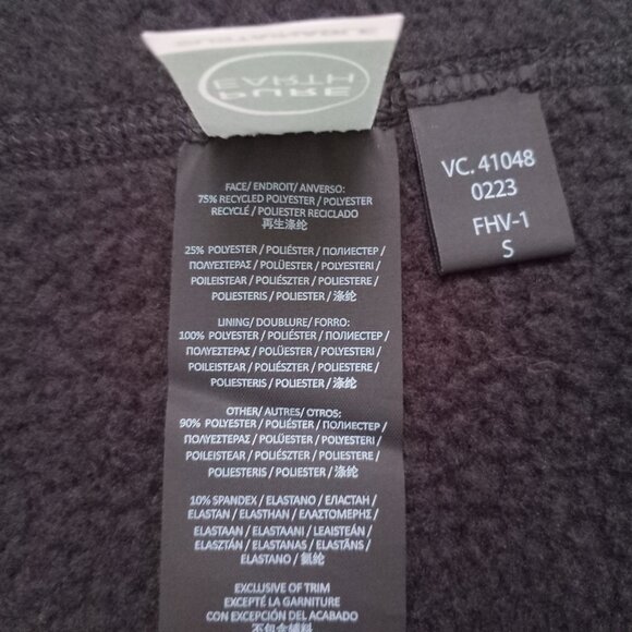 Stormtech Men's Vest Sleeveless Sweater Full Zip Mock Neck Black Heather Size S - Picture 5 of 10